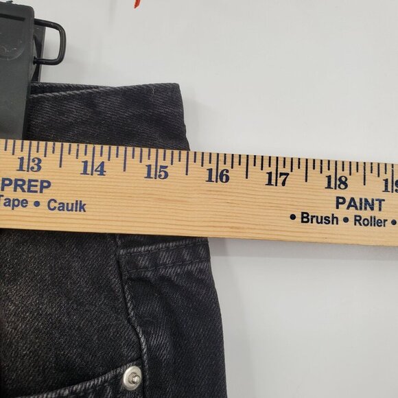 Real Takai Black Denim Straight Jean Pants Men Size Large NWT Faded Wash Baggy - Picture 10 of 12